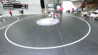 165 lbs Michael Perez, CVWA - Central Valley Wrestling Association vs David Daniels, SDIKWA - San Diego-Imperial Kids Wrestling Association