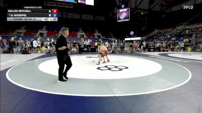 100 lbs Champ. Rd Of 16 - Kellen Mitchell, AL vs AJ Woerpel, WI