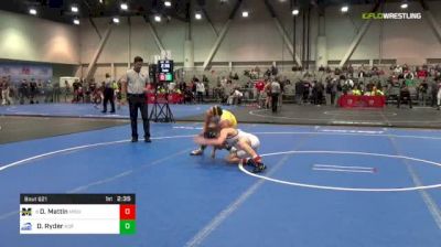 125 lbs C Of 8 #2 - Drew Mattin, Michigan vs Dylan Ryder, Hofstra