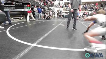 52-55 lbs 3rd Place - Jaxyn Fowler, Standfast vs Obadiah Boyd, Harrah Little League Wrestling