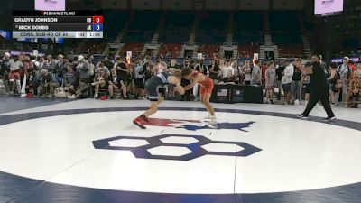 138 lbs Cons. Sub-rd Of 64 - Gradyn Johnson, North Dakota vs Mick Dobbs, Alaska