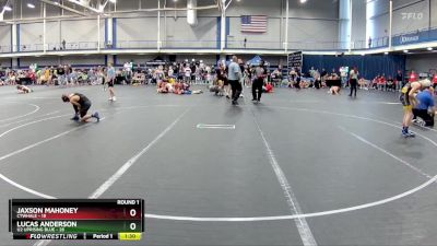 84 lbs Round 1 (4 Team) - Jaxson Mahoney, CTWHALE vs Lucas Anderson, U2 Uprising Blue