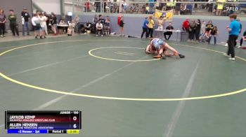 190 lbs 3rd Place Match - Jaykob Kemp, Soldotna Whalers Wrestling Club vs Allen Hensen, Avalanche Wrestling Association