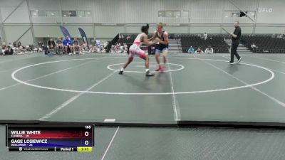 165 lbs Placement Matches (8 Team) - Willie White, Florida vs Gage Losiewicz, Wisconsin