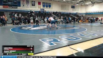 285 lbs Cons. Round 4 - Jack Pena, Andover vs Isaiah Wright, Champlin Park