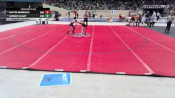 132 lbs Champ. Round 1 - Carson Clary, Oldham County vs Austin Brinegar, Harrison County