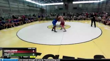 285 lbs 2nd Wrestleback (8 Team) - Logan Corner, Pennsylvania Red vs Willie Cox, Alabama