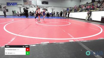 70 lbs Rr Rnd 1 - Ryker Roedenbeck, Tahlequah Wrestling Club vs Mikah Amani, HURRICANE WRESTLING ACADEMY