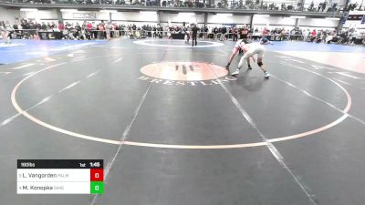 190 lbs Quarterfinal - Luke Vangorden, Palmyra Macedon vs Maximus Konopka, Simsbury