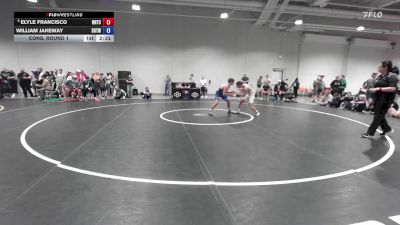 Cons. Round 1 - Elyle Francisco, NMU-National Training Center vs William Jakeway, Sons Of Thunder Wrestling