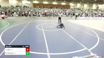 40 lbs Semifinal - Tallon Tate, Cyw vs Nayelli Romero, Salem Elite MC