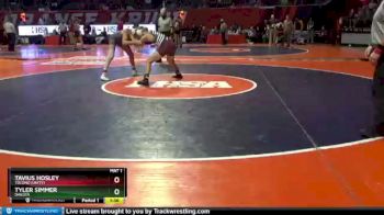 1 lbs Quarterfinal - Tyler Simmer, Dakota vs Tavius Hosley, Tolono (Unity)