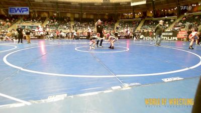 61 lbs Consi Of 4 - Charlotte Robbins, Bison Takedown Club vs Delanie Wartchow, Shelton Wrestling Academy