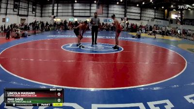 132 lbs Cons. Round 4 - Max Davis, Sly Fox Wrestling Club vs Lincoln Massaro, Ocean Lakes Wrestling Club