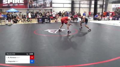 70 kg Round Of 64 - Aj Kovacs, Wolfpack Wrestling Club vs Lucas Kapusta, Mat Town USA