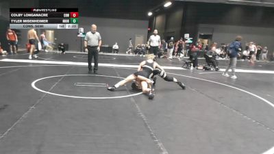 141 lbs Cons. Semi - Tyler Misenheimer, Northeast Oklahoma vs Colby Longanacre, Cowley College