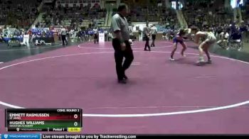 138 lbs Cons. Round 2 - Hughes Williams, Houston Academy vs Emmett Rasmussen, St James