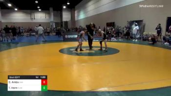 87 lbs Consolation - Darius Ambs, Simmons Academy Of Wrestling vs Tristan Horn, Florida