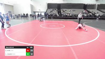 77 lbs 5th Place - Caleb Kirk, Level Up ES vs Lucas Layne, Minion Green