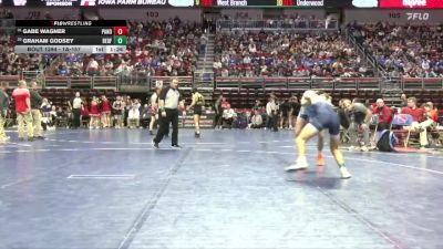 1A-157 lbs Cons. Round 2 - Graham Godsey, Bedford vs Gabe Wagner, Panorama