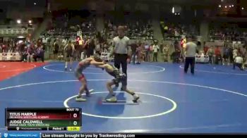 67 lbs Semifinal - Titus Marple, Oklahoma Wrestling Academy vs Judge Caldwell, Bridge Creek Youth Wrestling