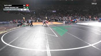 6A/5A Girls 100 Cons. Round 1 - Maria Siquina Can, Hillsboro Girls vs Faith Gray, Redmond Girls