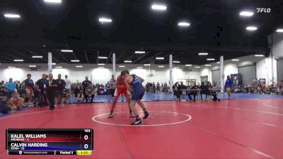 165 lbs Round 2 (8 Team) - Kalel Williams, Michigan vs Calvin Harding, Utah