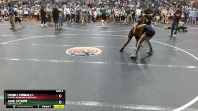 100 lbs Champ. Round 1 - Daniel Morales, Buford Stingers Wrestling vs Jase Brown, Coastal Elite