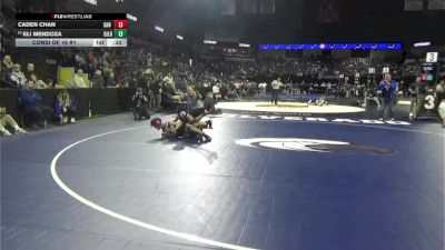 106 lbs Consi Of 16 #1 - Caden Chan, San Clemente (SS) vs Eli Mendoza, Gilroy (CC)