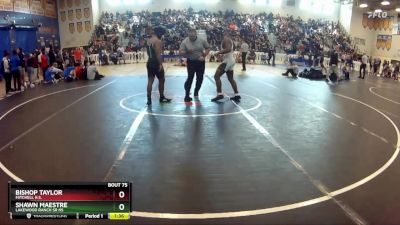 165 lbs Champ. Round 1 - Bishop Taylor, Mitchell H.S. vs Shawn Maestre, Lakewood Ranch Sr Hs