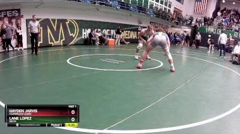 157 lbs Cons. Round 4 - Lane Lopez, Delta vs Hayden Jarvis, Cloverleaf (Lodi)