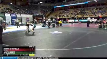 110 lbs Champ. Round 1 - Chloe Sheckells, Staley vs Jailyn Ebert, Ft. Zumwalt North