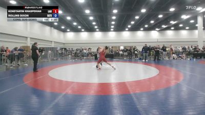 165 lbs Cons. Sub-semis - Konstantin Khaspekian, Lake Gibson vs Rollins Dixon, Radford Trained