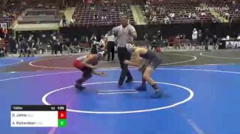 102 lbs Round Of 16 - Draven Johns, Caldwell WC vs Alexander Richardson, Ford Dyansty WC