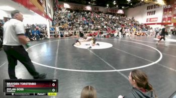 144 lbs 5th Place Match - Brayden Torstenbo, Rawlins vs Dylan Goss, Sheridan