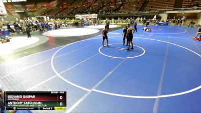 165 lbs Champ. Round 1 - Anthony Katchikian, Peterson Grapplers Wrestling Club vs Giovanei Gaspar, California