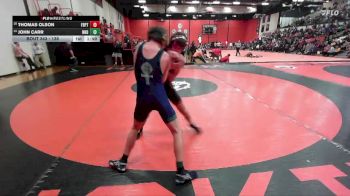 138 lbs Cons. Round 3 - Thomas Olson, FREEPORT (HS) vs John Carr, Niles (NOTRE DAME)