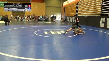 131 lbs Round 2 - Emily Hernandez, Moorpark College vs Alysia Mikayla Clayton, Moorpark College