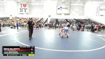 132 lbs Cons. Round 2 - Cole Brockman, Mongoose Elite Wrestling vs Bryce DellaPenta, Eden Wrestling Club