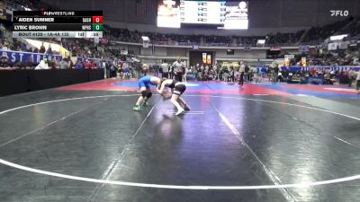 1A-4A 132 Cons. Round 2 - Aiden Sumner, Oak Grove vs Lyric Brown, White Plains