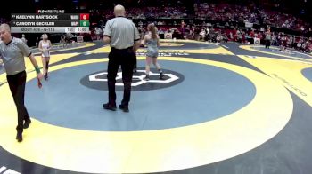 G-115 lbs Champ. Round 1 - Kaelynn Hartsock, G-Wauseon vs Carolyn Geckler, G-Mass. Perry