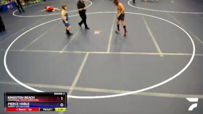 140 lbs Round 3 - Kingston Beach, Centennial Youth Wrestling vs Pierce Hable, Albert Lea USA Club