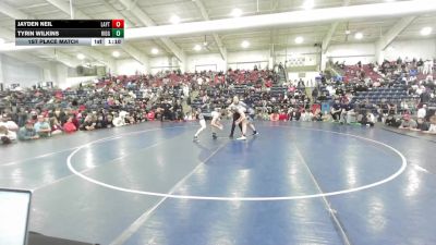 144 lbs 1st Place Match - Tyrin Wilkins, Ridgeline vs Jayden Neil, Layton