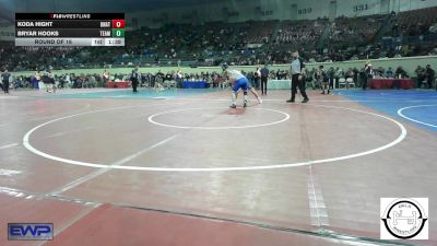 128 lbs Round Of 16 - Koda Hight, Unattached vs Bryar Hooks, Team Choctaw