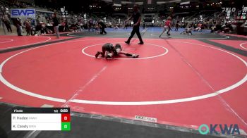 58 lbs Final - Pake Haden, Pawhuska Elks Takedown vs Kaiden Candy, Sperry Wrestling Club