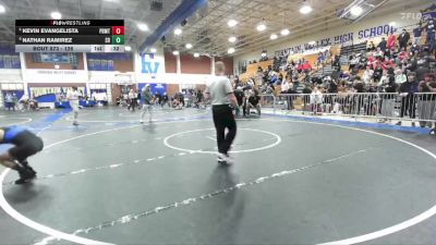 126 lbs Cons. Round 4 - Kevin Evangelista, Paramount vs Nathan Ramirez, San Dimas