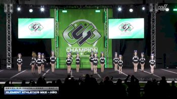 Element Athletics MKE - H2O [2026 L2.2 Youth - PREP Day 1] 2026 CSG Grand Nationals