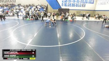 108 lbs Champ. Round 1 - Wyatt Norton, Wasatch Wrestling Club vs David Madriz, Cougars Wrestling Club