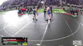 215 lbs Champ. Round 1 - Jovanni Guadarama, Cheyenne vs Zach Vollmoeller, Durango