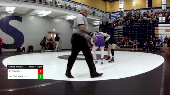 135 lbs. Champ. Round 3 - Annelise Obermark, Washington vs Savanna Franklin, Belton